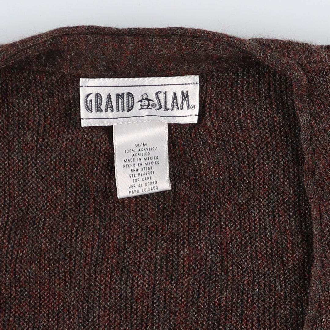 GRAND SLAM Acrylic Knit Cardigan Men's M size /eaa478738