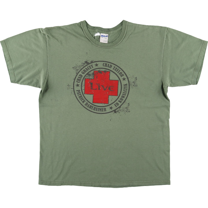 Gildan GILDAN LIVE Band T-shirt, Men's L size /eaa478755