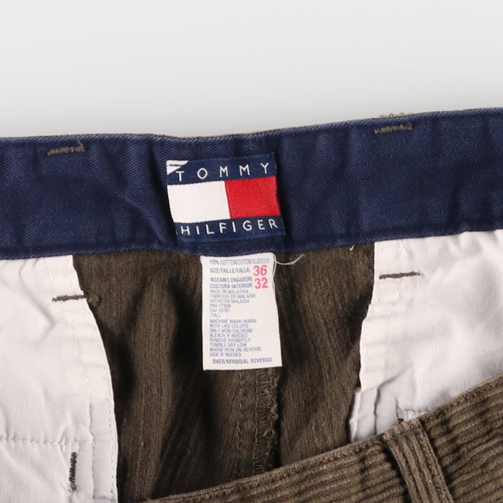 90s~ Tommy Hilfiger Two-pleat Corduroy Pants Men's W35 Vintage / eaa478815