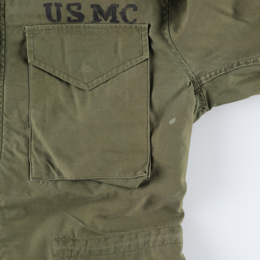 1980'S USMC US Marine Corps M-65 3rd Military Field Jacket Made in USA SMALL REGULAR Men's S equivalent /eaa478887