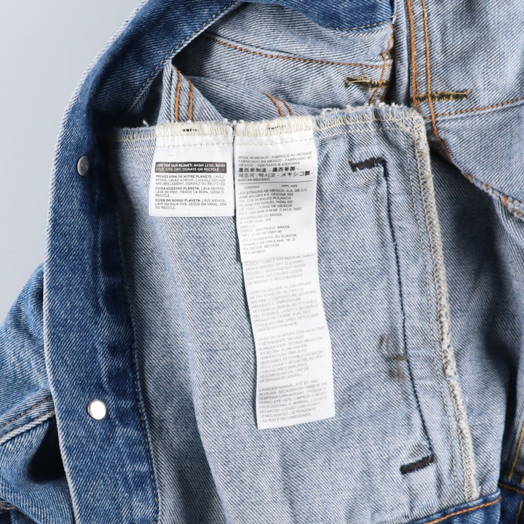 Levi's Back Embroidered Denim Jacket G-Jean Men's Size L / eaa478891