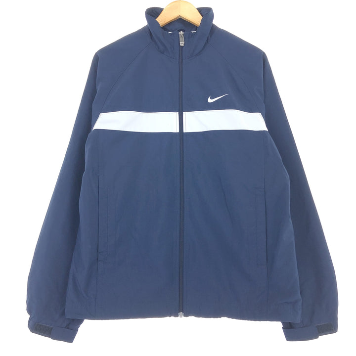 Nike windbreaker, men's size M polyester navy blue type Vintage Second Hand