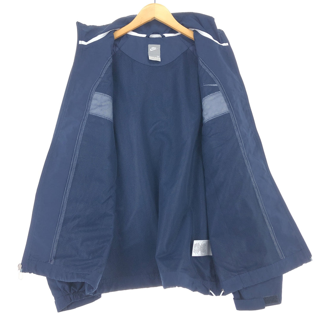 Nike windbreaker, men's size M polyester navy blue type Vintage Second Hand