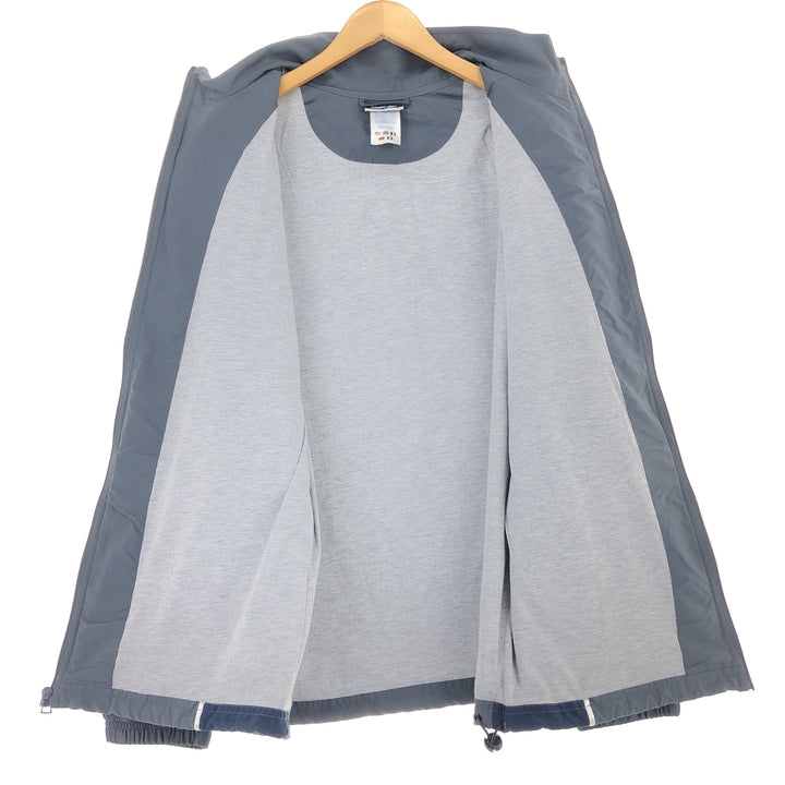 Reebok Windbreaker Men's Size L polyester gray type Vintage Second Hand