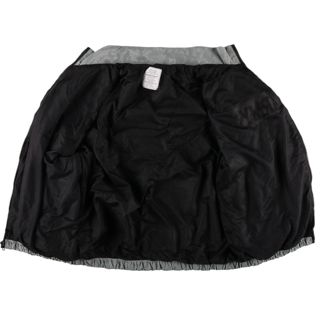 Genuine US military item, 00'S USARMY IPFU training jacket, camouflage pattern ACU digital camo nylon jacket, made in USA, men's size M /eaa478968