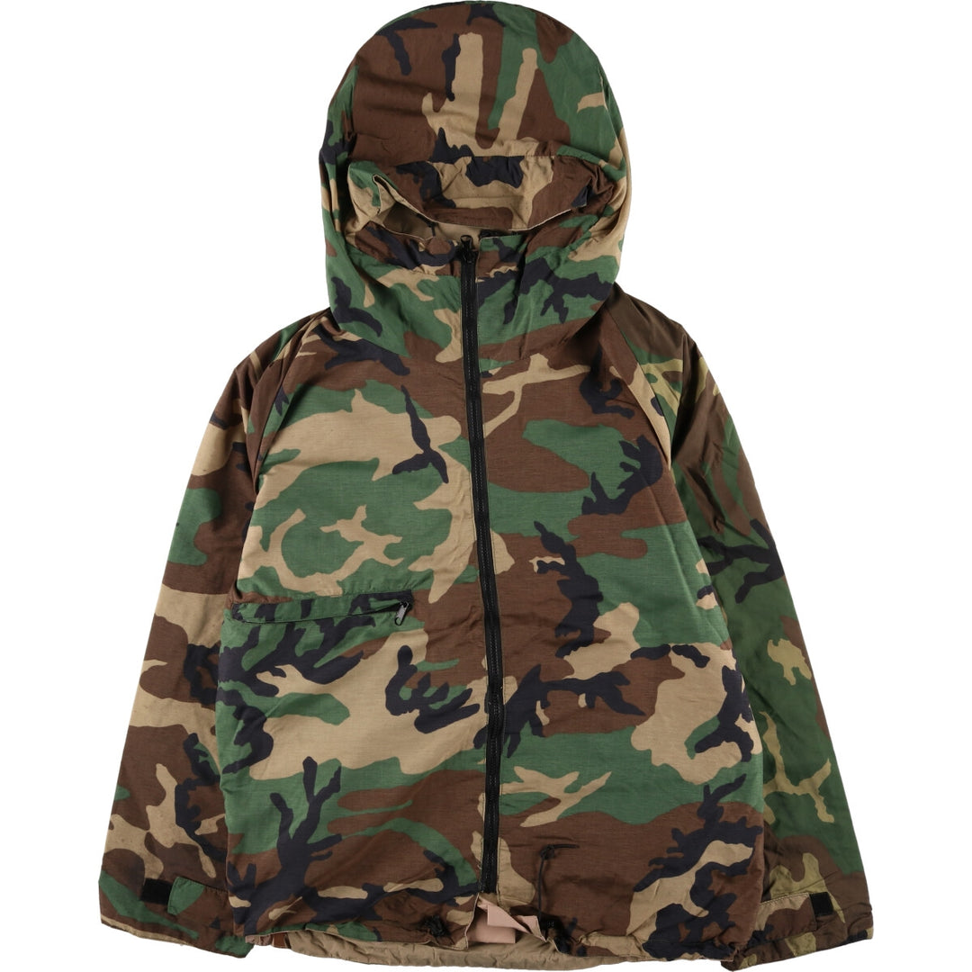 ~90'S FMI Camouflage Pattern Reversible Nylon Parka Made in USA Men's M Vintage /eaa478970