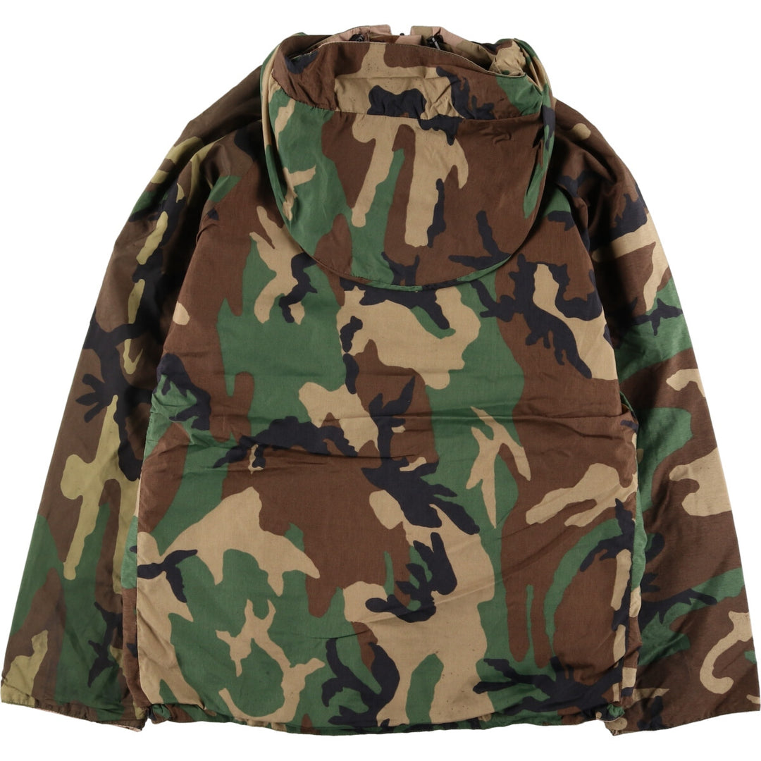 ~90'S FMI Camouflage Pattern Reversible Nylon Parka Made in USA Men's M Vintage /eaa478970