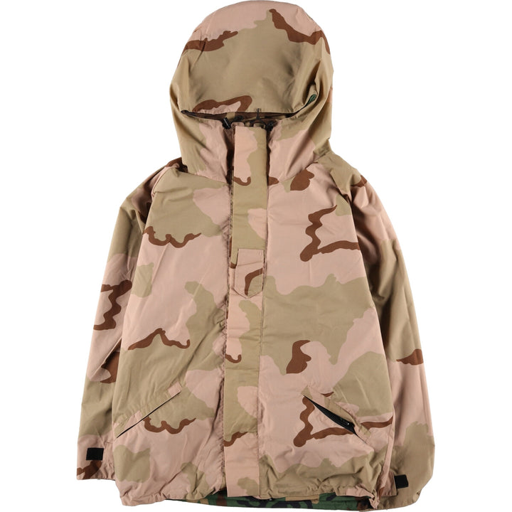 ~90'S FMI Camouflage Pattern Reversible Nylon Parka Made in USA Men's M Vintage /eaa478970