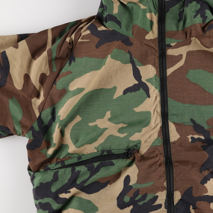 ~90'S FMI Camouflage Pattern Reversible Nylon Parka Made in USA Men's M Vintage /eaa478970