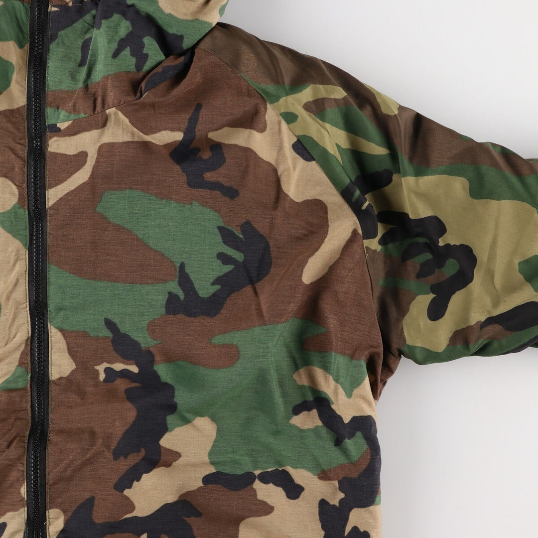~90'S FMI Camouflage Pattern Reversible Nylon Parka Made in USA Men's M Vintage /eaa478970