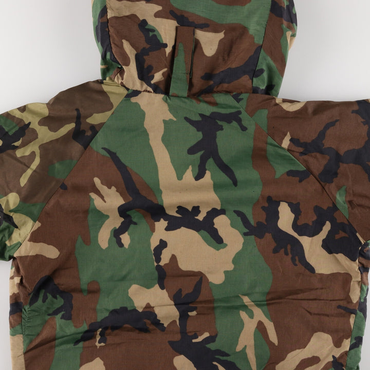 ~90'S FMI Camouflage Pattern Reversible Nylon Parka Made in USA Men's M Vintage /eaa478970