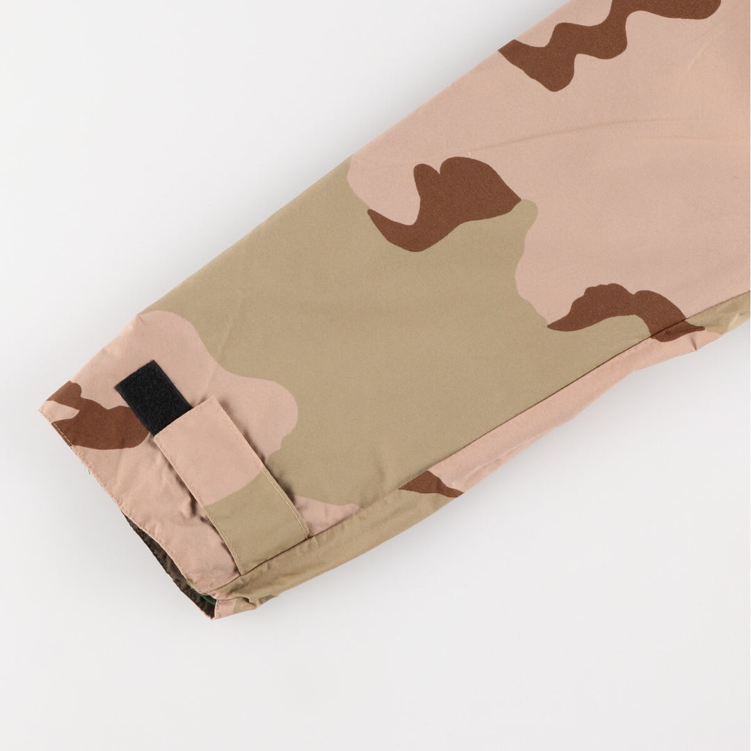 ~90'S FMI Camouflage Pattern Reversible Nylon Parka Made in USA Men's M Vintage /eaa478970