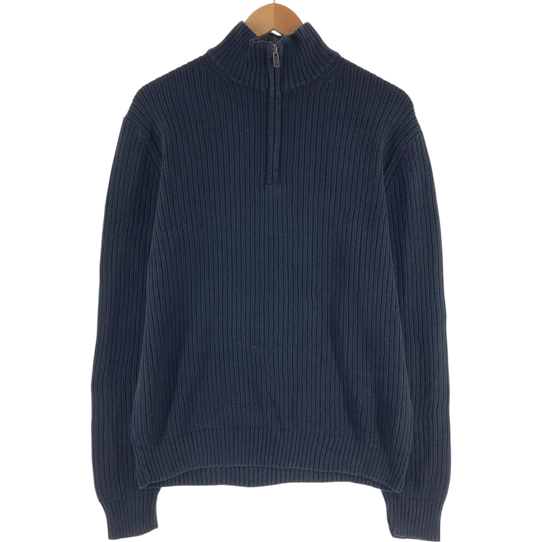 Calvin Klein Cotton Knit Half Zip Sweater Men's M Size / eaa479029