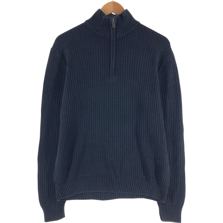 Calvin Klein Cotton Knit Half Zip Sweater Men's M Size / eaa479029