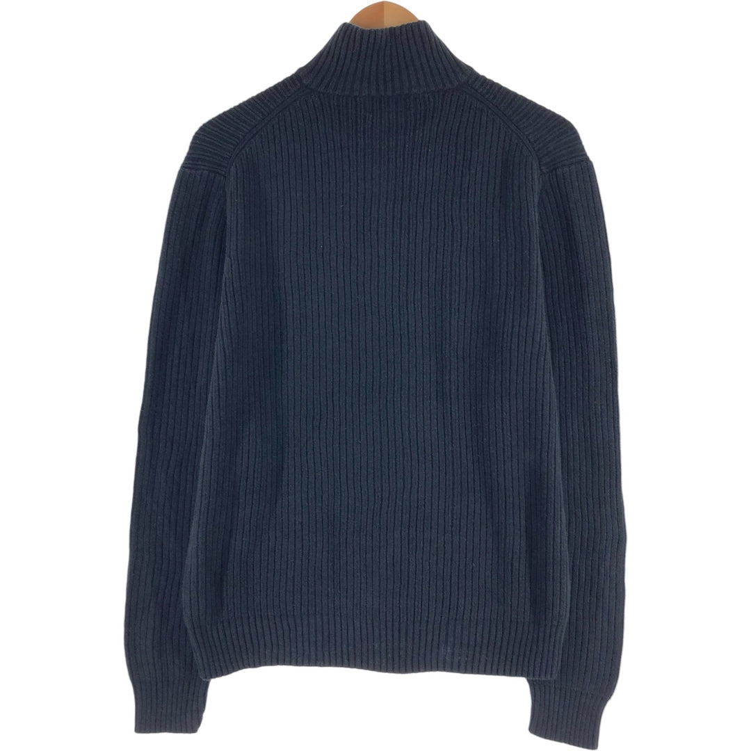 Calvin Klein Cotton Knit Half Zip Sweater Men's M Size / eaa479029