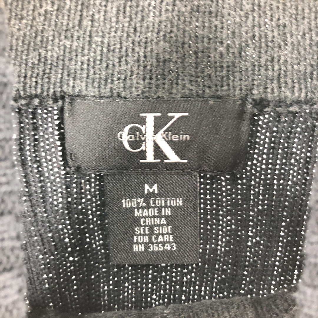 Calvin Klein Cotton Knit Half Zip Sweater Men's M Size / eaa479029