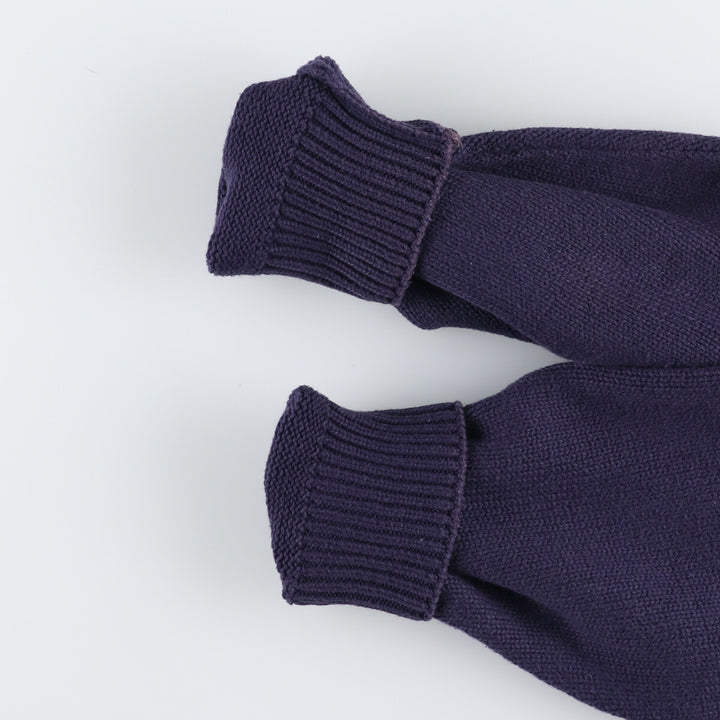 90'S GAP Old Gap Check Pattern Cotton Knit Sweater Men's L Size Vintage /eaa479081