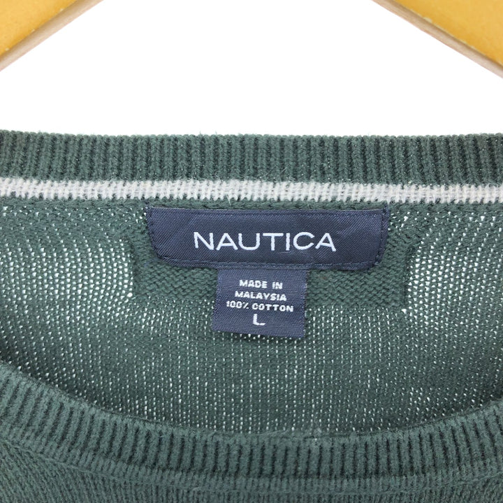 NAUTICA Cotton Knit Sweater Men's Size L /eaa479175