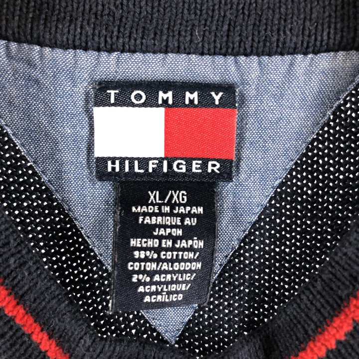 90'S Tommy Hilfiger TOMMY HILFIGER HILFIGER Cotton Knit Sweater Men's XL Size Vintage /eaa479209