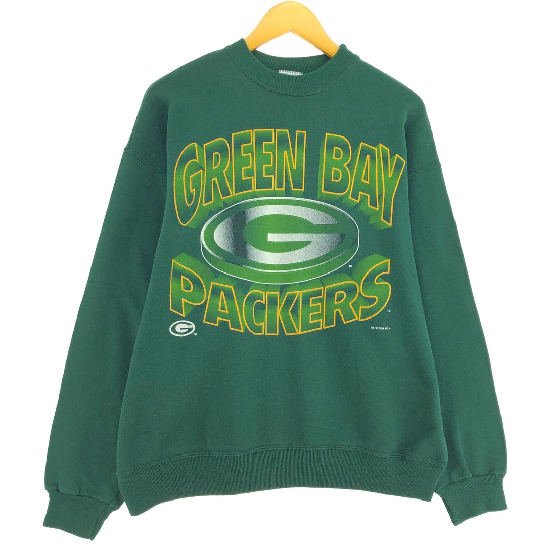 90'S ARTEX NFL Green Bay Packers logo sweatshirt, men's XXL equivalent vintage /eaa479226