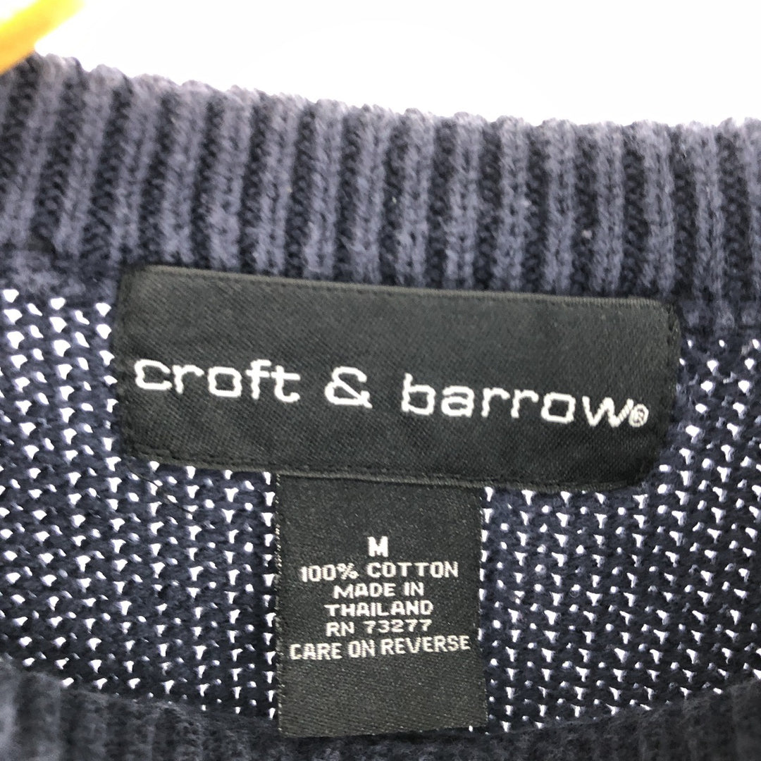 Craft and Barrow Croft Barrow Cotton Knit Sweater Men's M Size /eaa479242