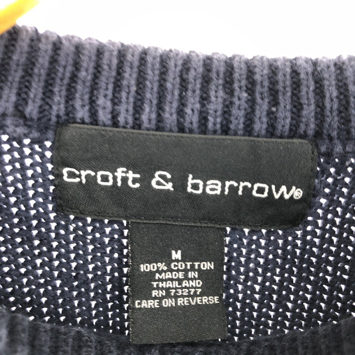 Craft and Barrow Croft Barrow Cotton Knit Sweater Men's M Size /eaa479242