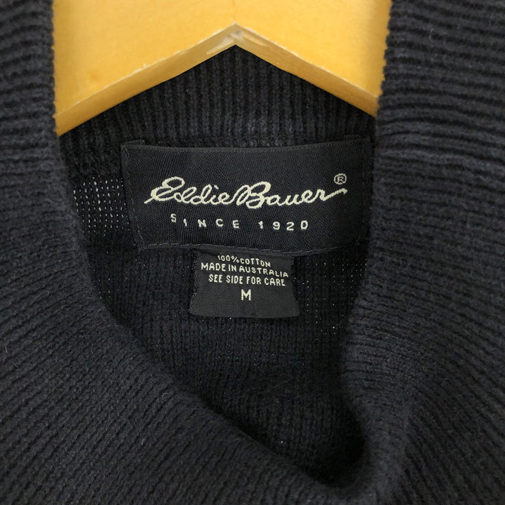 00'S Eddie Bauer high neck cotton knit sweater, men's size M / eaa479247