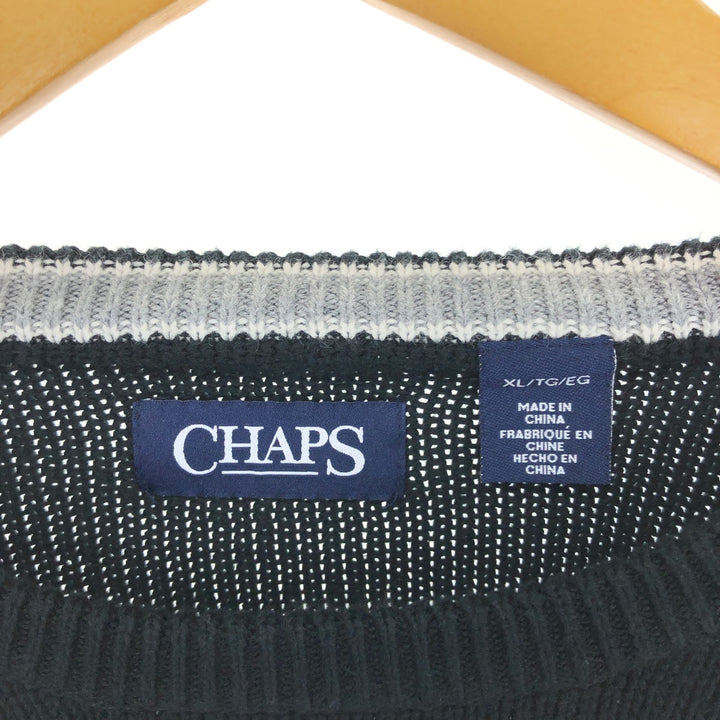 CHAPS Cotton Knit Sweater Men's XL Size /eaa479255