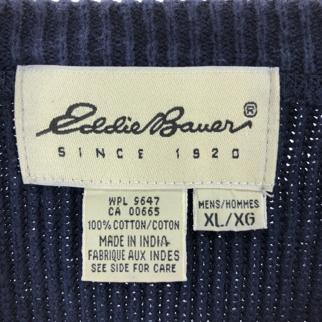 Eddie Bauer Cotton Knit Sweater Men's XL Size / eaa479292