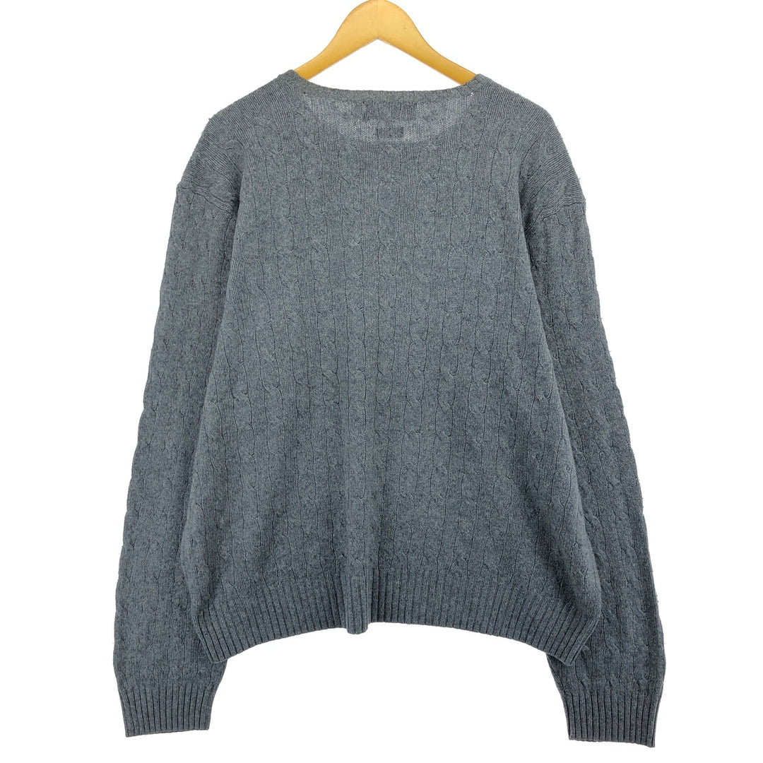 Ralph Lauren POLO by Ralph Lauren Cable Knit Silk Knit Sweater Men's XXL / eaa479357