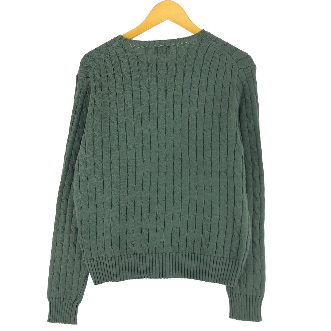 Ralph Lauren POLO by Ralph Lauren Cable Knit Cotton Sweater Women's XL /eaa479362