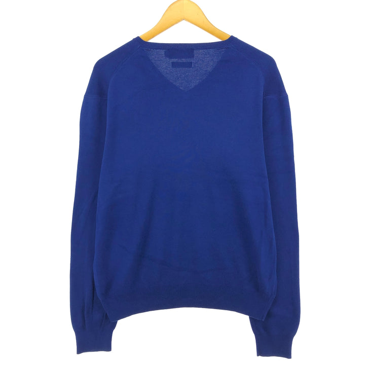 Ralph Lauren POLO by Ralph Lauren V-neck Pima cotton knit sweater Men's L size / eaa479365