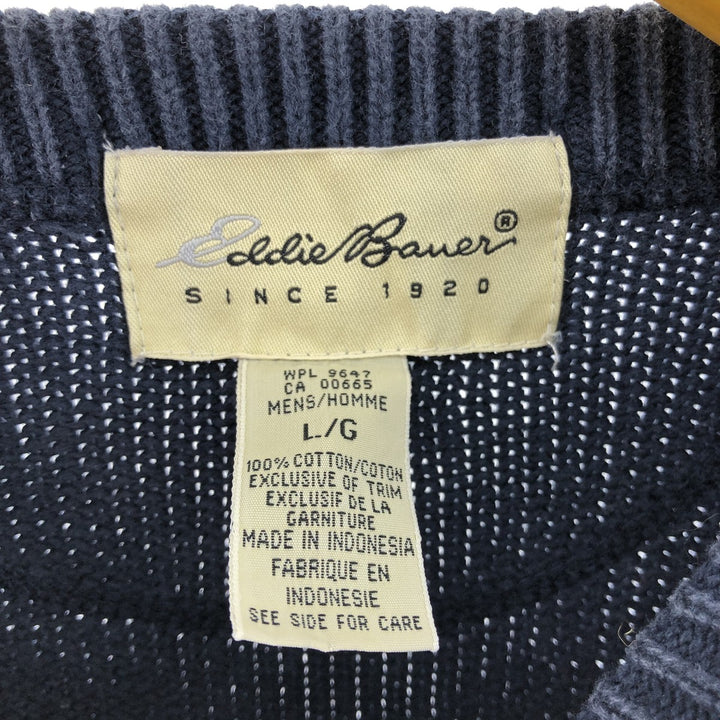 Eddie Bauer Cotton Knit Sweater Men's Size L / eaa479396