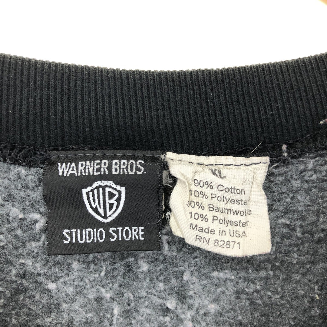 90'S WARNER BROS. STUDIO STORE Tasmanian Devil character sweatshirt, made in USA, men's XL size /eaa479400