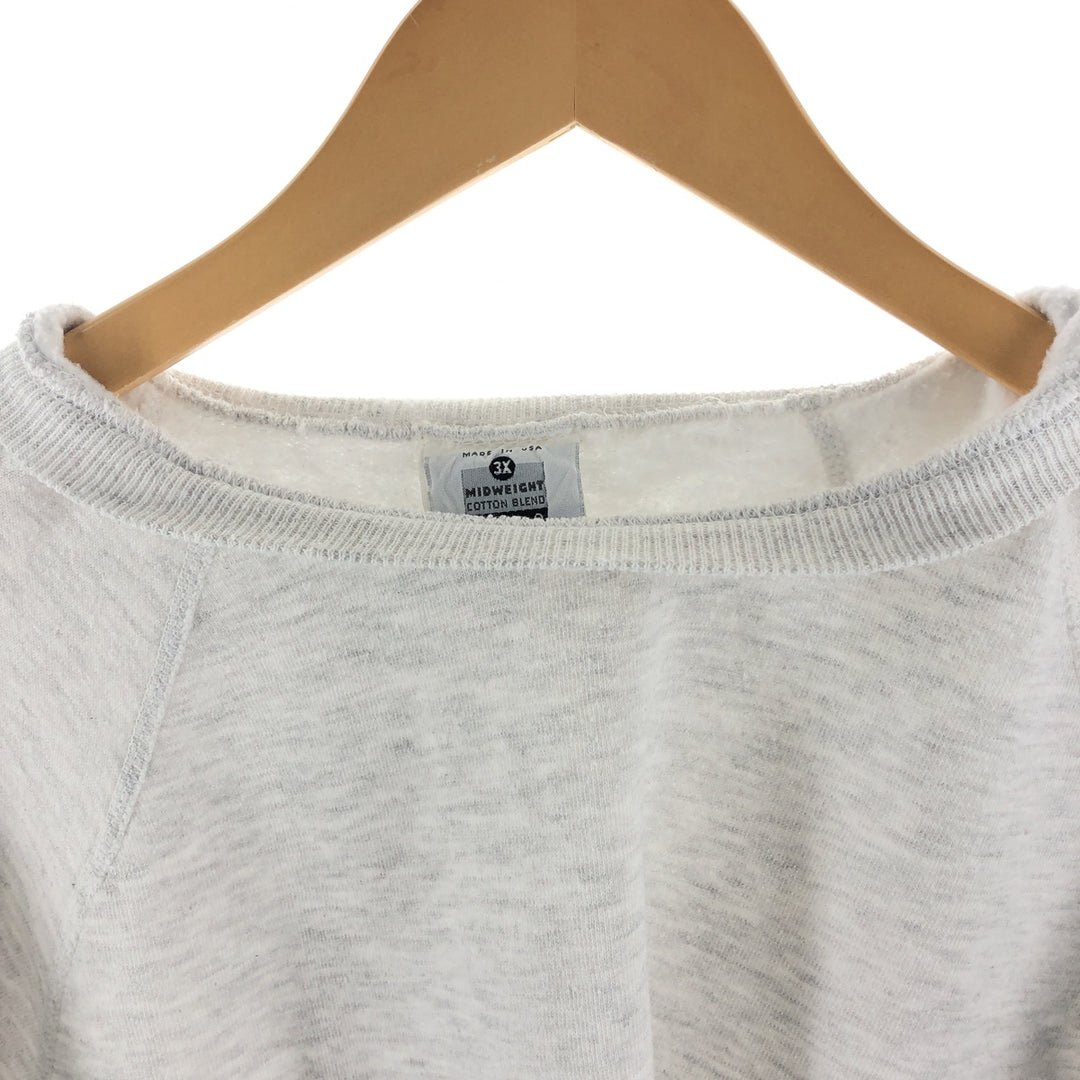 Big size 90'S Lee plain blank sweatshirt, made in USA, men's XXXL equivalent, vintage /eaa479596