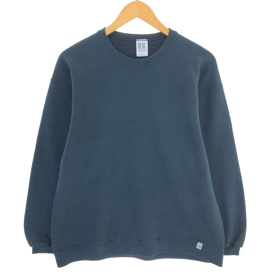 90'S Russell plain blank sweatshirt, sweatshirt, made in USA, men's size L, vintage /eaa479623