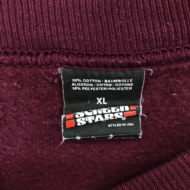 90'S SCREEN STARS College Sweatshirt, Sweatshirt, Men's XL, Vintage /eaa479626