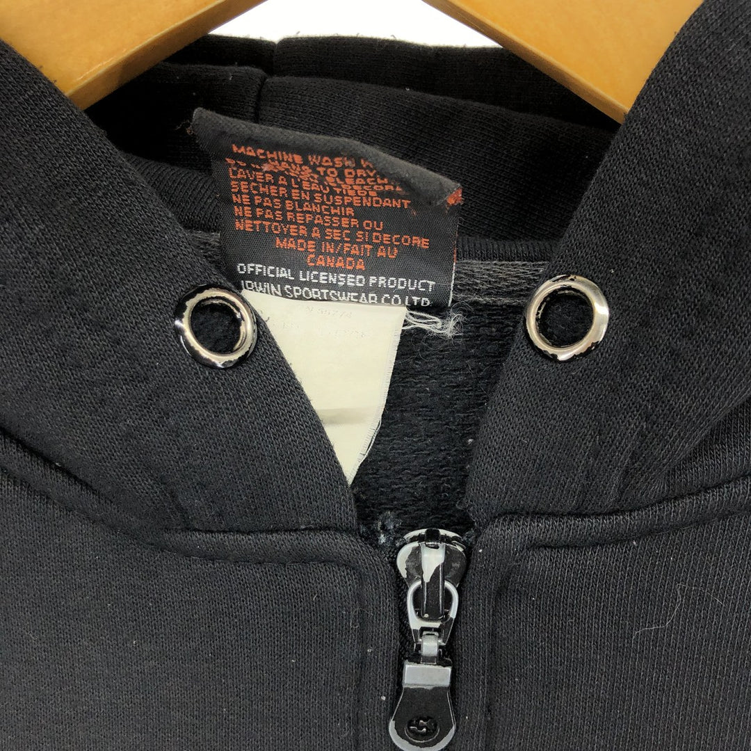 Harley-Davidson Back Print Sweat Full Zip Hoodie Made in Canada Men's L /eaa479755