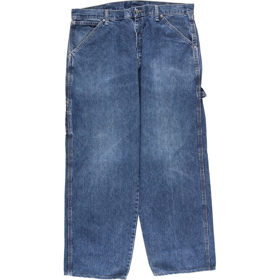 Wrangler Denim Painter Pants for Men, W34 equivalent unclear blue type Vintage Second Hand