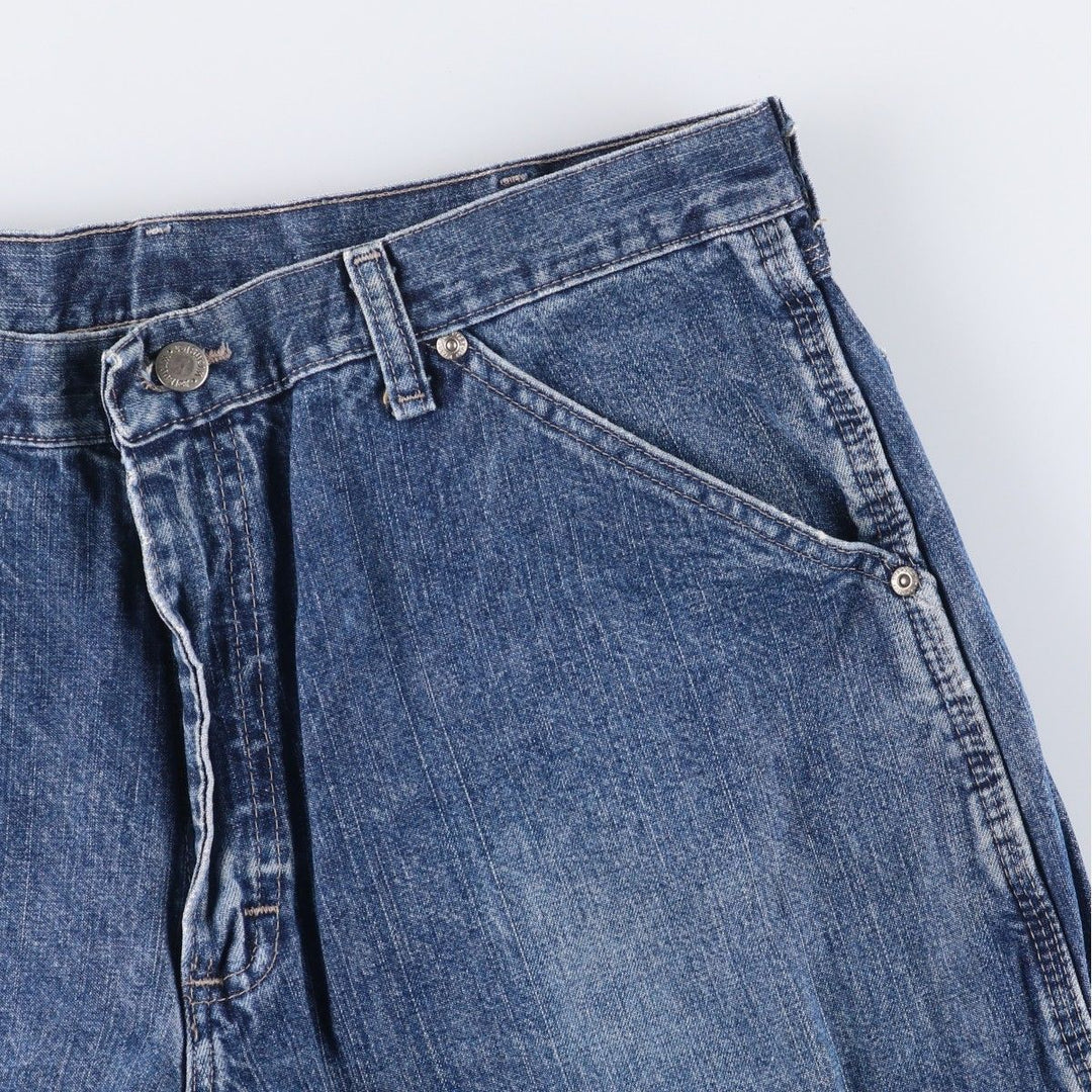 Wrangler Denim Painter Pants for Men, W34 equivalent unclear blue type Vintage Second Hand