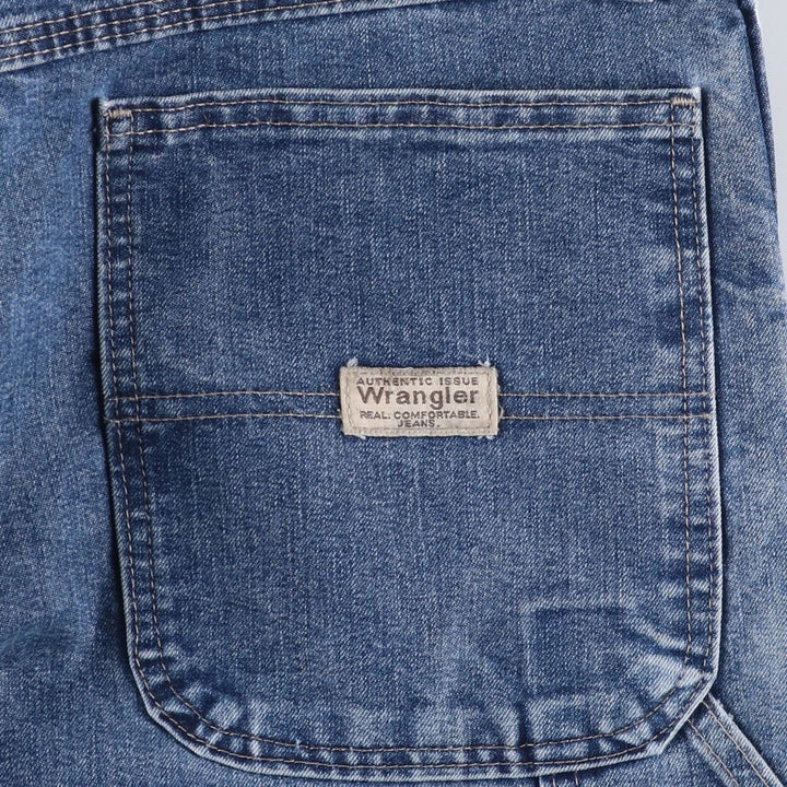00'S Wrangler Denim Painter Pants Men's W35 cotton blue type Vintage Second Hand