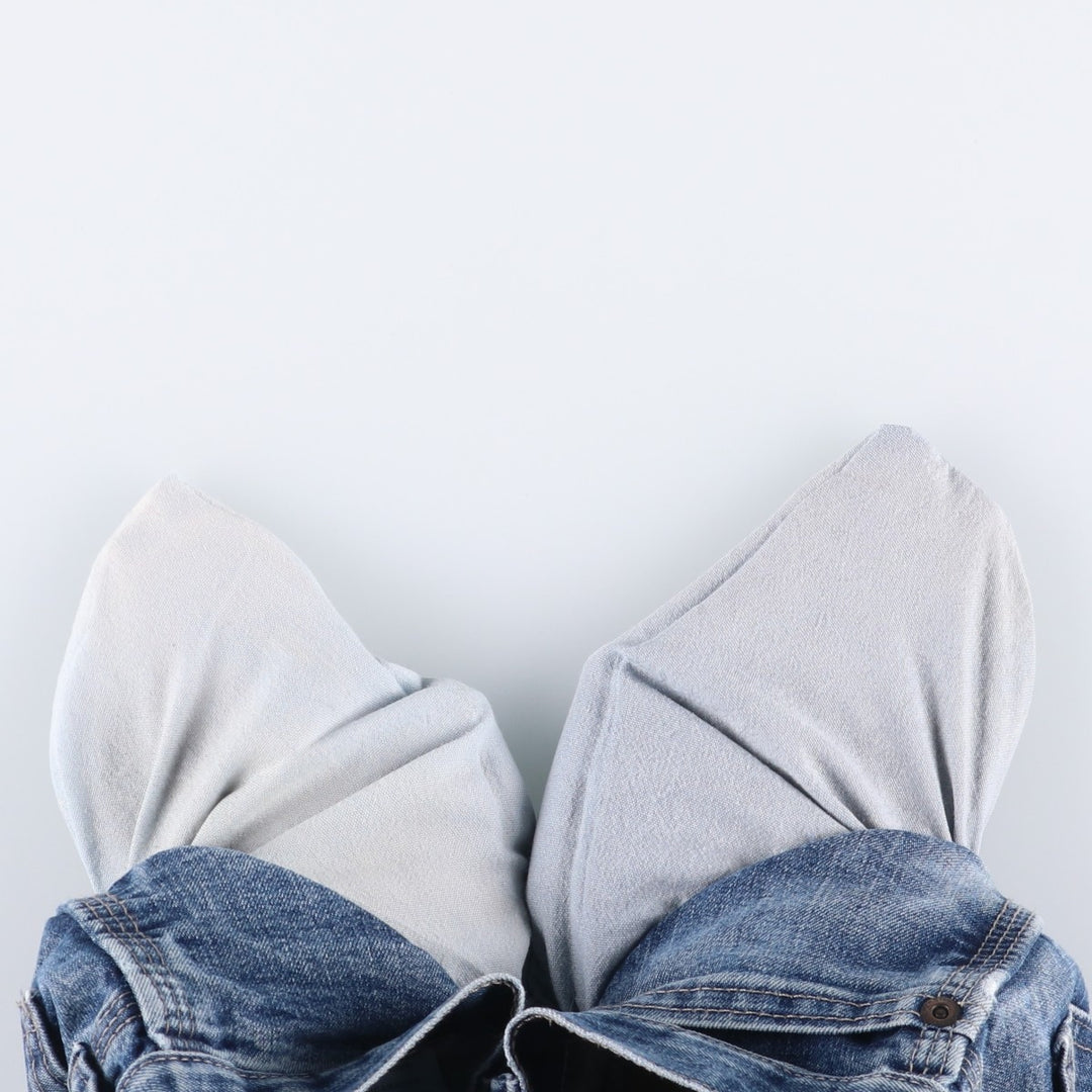 00'S Wrangler Denim Painter Pants Men's W35 cotton blue type Vintage Second Hand