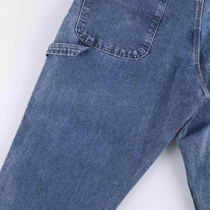 00'S Wrangler Denim Painter Pants Men's W35 cotton blue type Vintage Second Hand