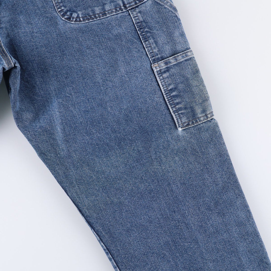 00'S Wrangler Denim Painter Pants Men's W35 cotton blue type Vintage Second Hand