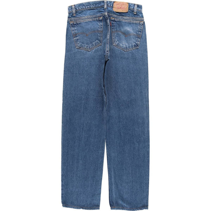 90'S Levi's 505 Tapered Denim Pants, Made in USA, Men's, Size W31, Vintage cotton navy blue type Vintage Second Hand