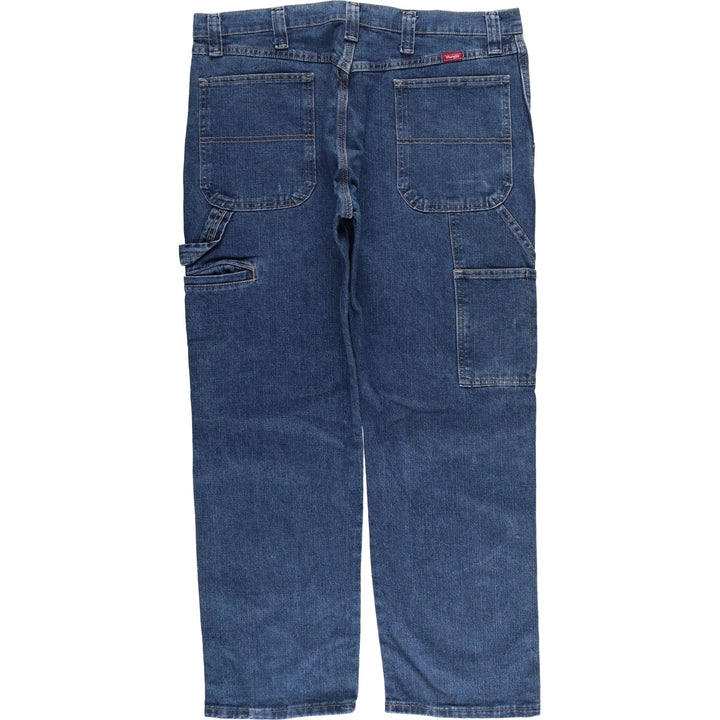 Wrangler Denim Painter Pants for Men, W37 equivalent cotton blue type Vintage Second Hand