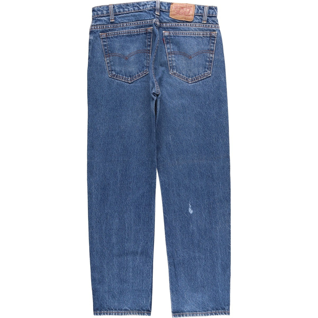 90'S Levi's 505-0216 Tapered Denim Pants, Men's, Size W32, Vintage cotton blue type Vintage Second Hand