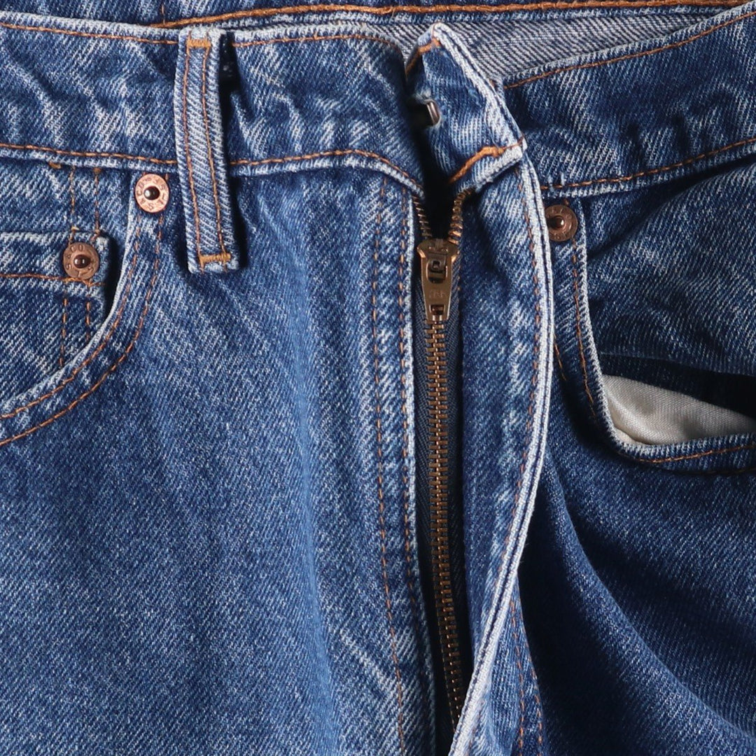 90'S Levi's 505-0216 Tapered Denim Pants, Men's, Size W32, Vintage cotton blue type Vintage Second Hand