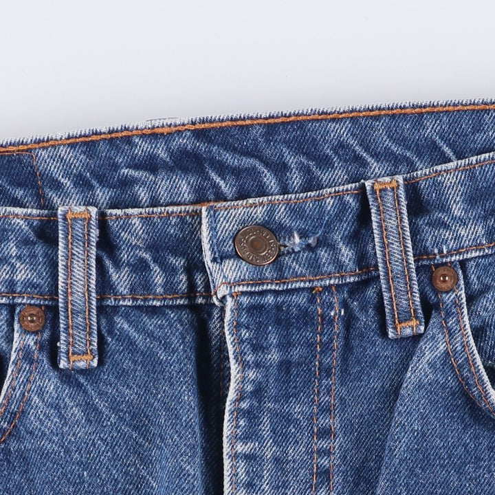 90'S Levi's 505-0216 Tapered Denim Pants, Men's, Size W32, Vintage cotton blue type Vintage Second Hand