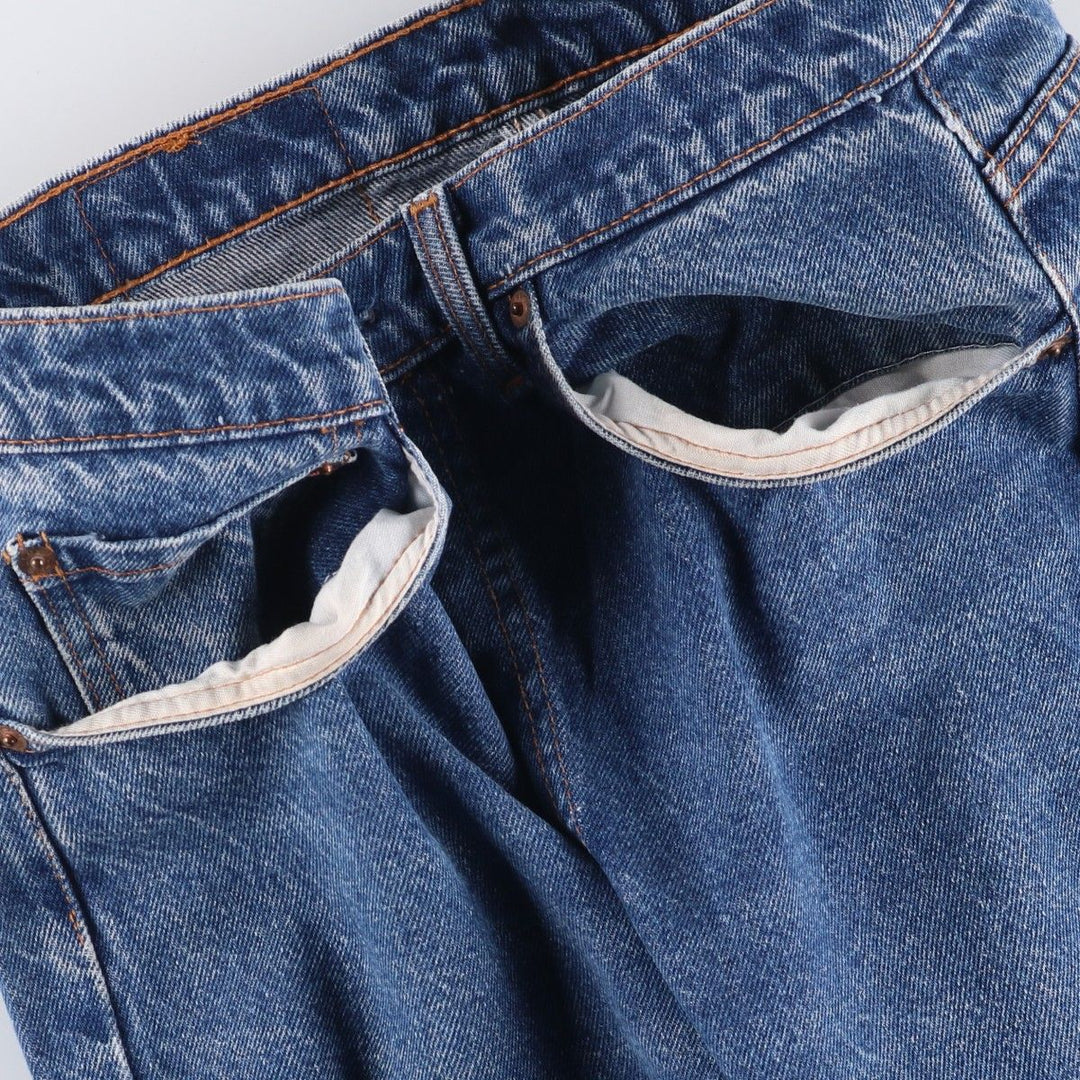 90'S Levi's 505-0216 Tapered Denim Pants, Men's, Size W32, Vintage cotton blue type Vintage Second Hand